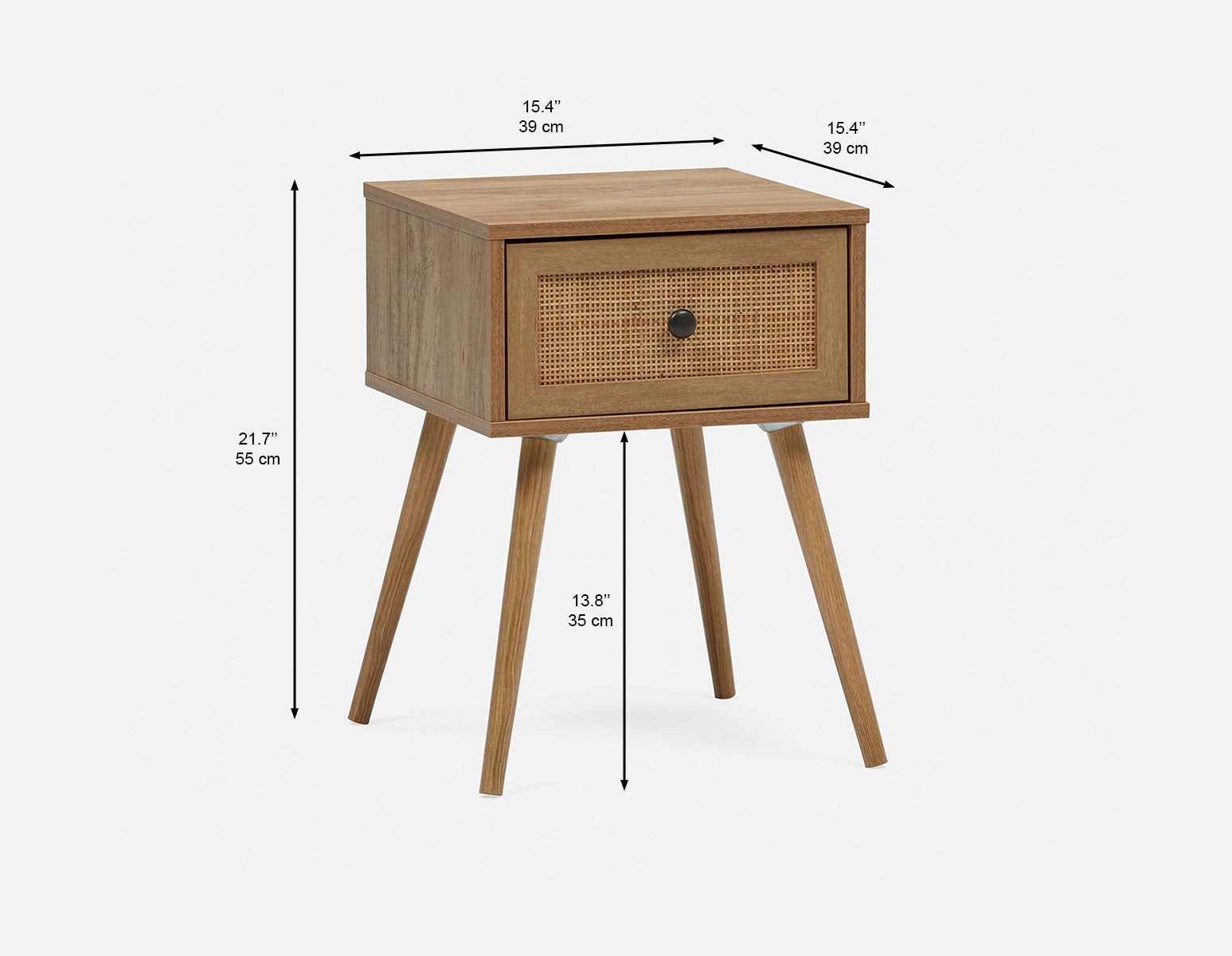 JETT end table with storage undefined