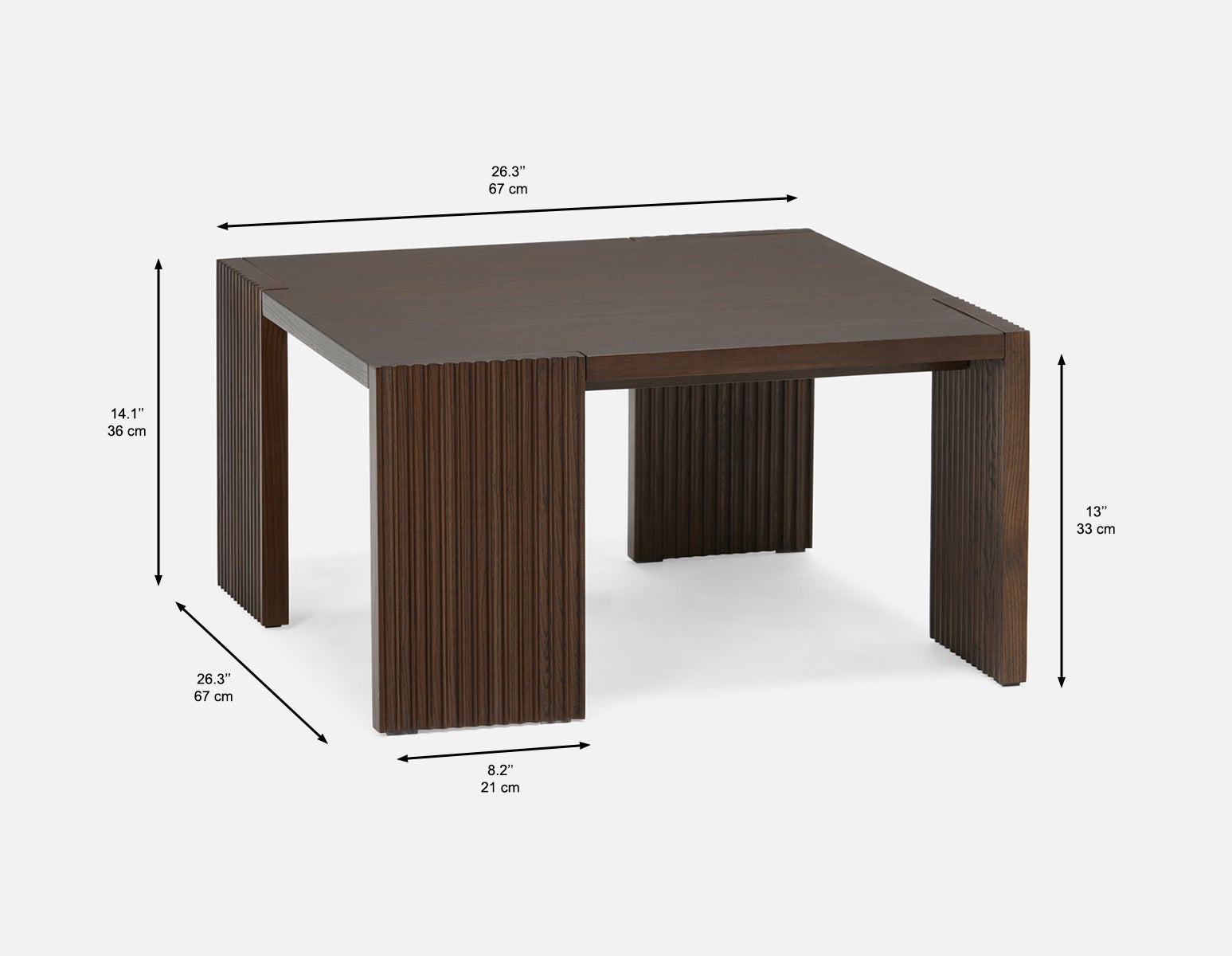 JOYCE table basse 67x67 cm undefined