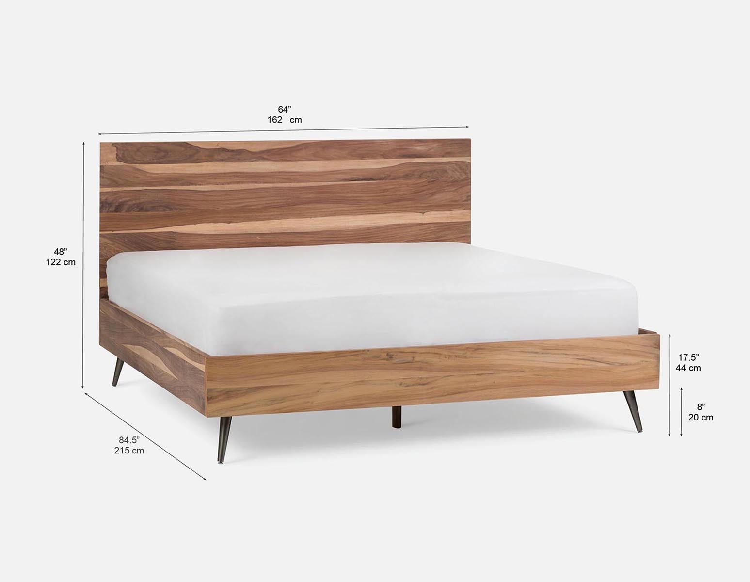 JENSON rosewood queen size bed undefined