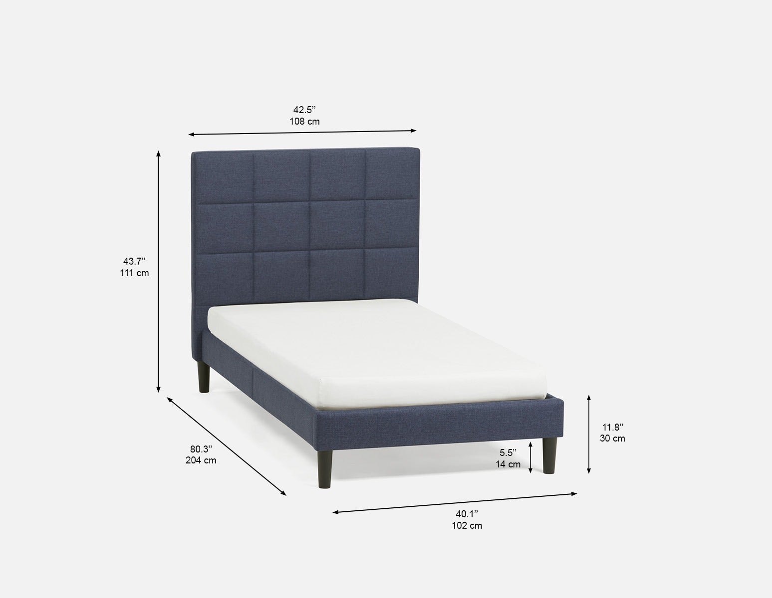 MARVELL modern twin size bed undefined