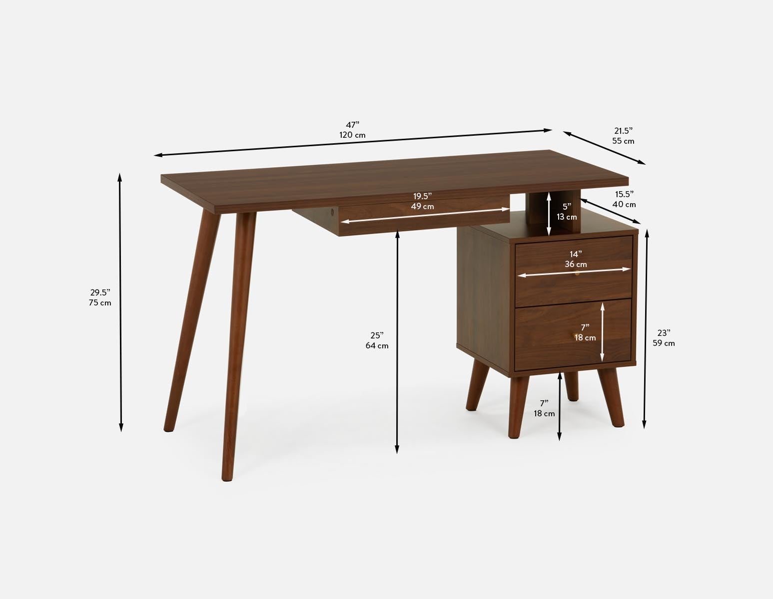 CONNOR bureau 127 cm undefined
