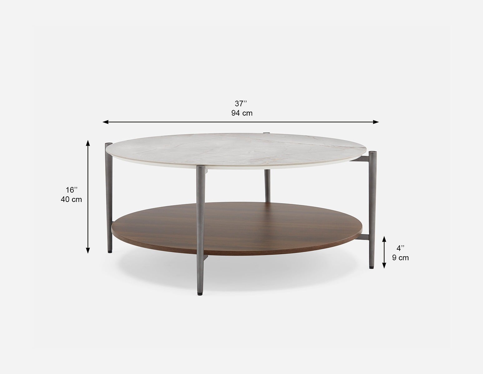 NAIROBI table basse en céramique 94 cm undefined