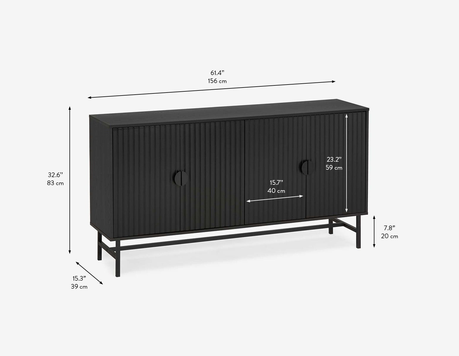 MONTANA modern 4-door sideboard undefined