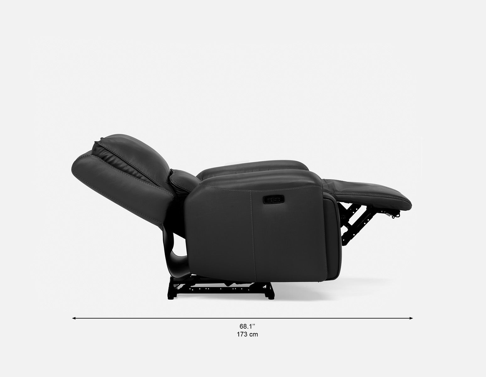 FAOUZI fauteuil inclinable en cuir contemporain undefined