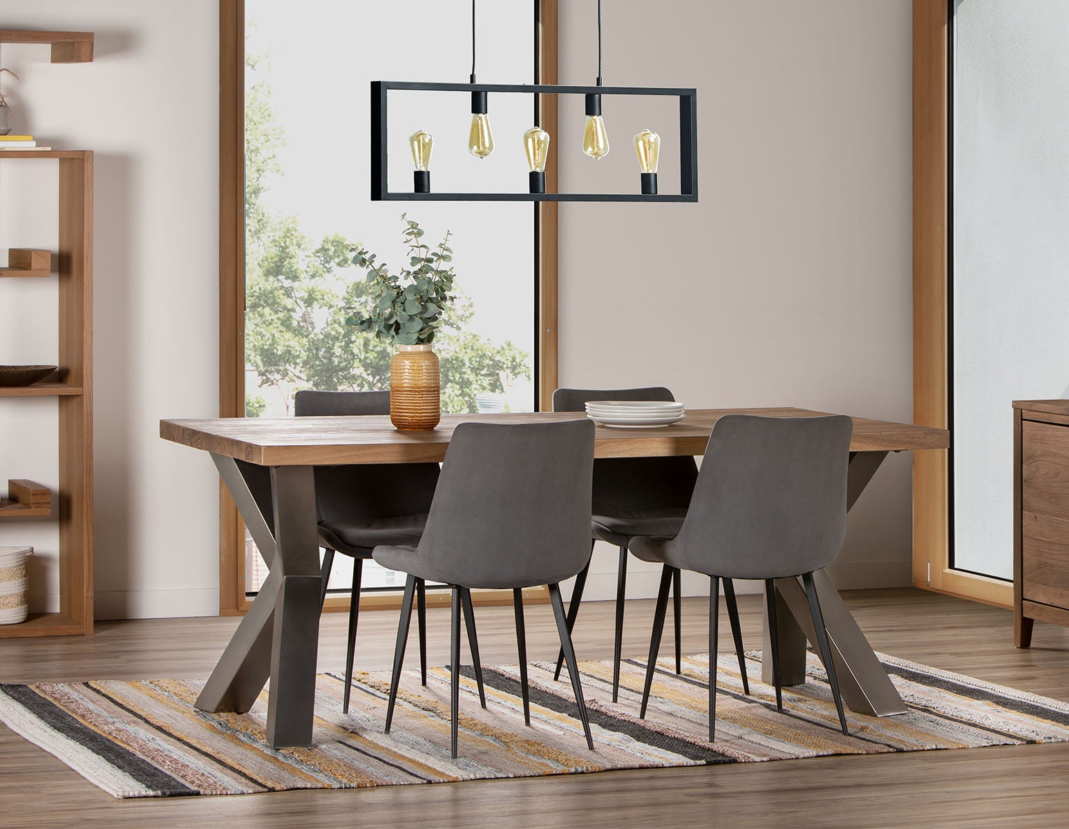 SHIZEN acacia wood dining table 190 cm undefined