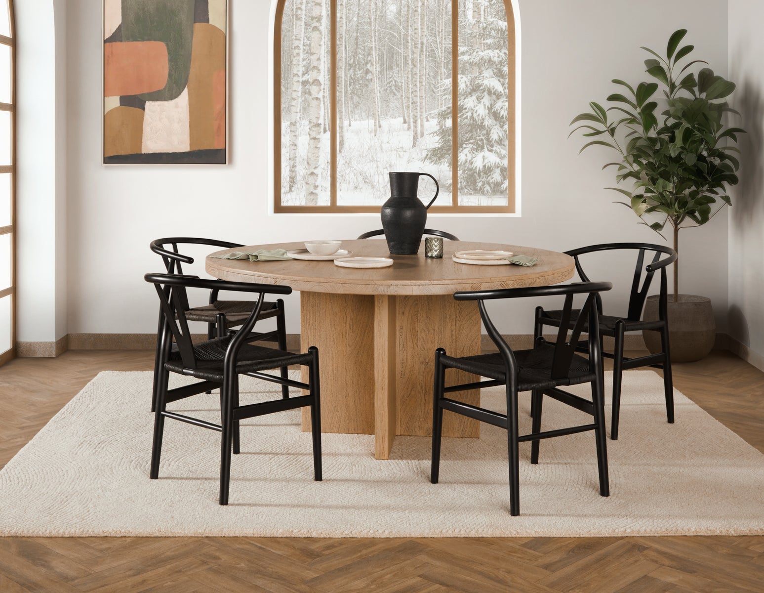 MISTRA table de salle à manger en bois recyclé 150 cm undefined