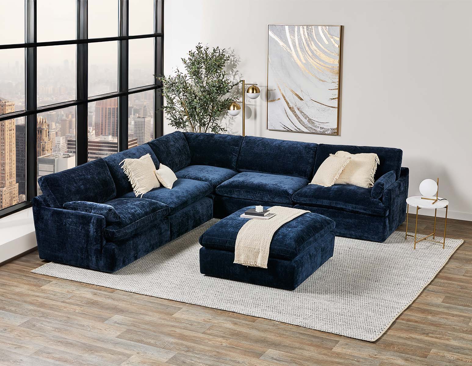 CHABLIS pouf luxueux undefined