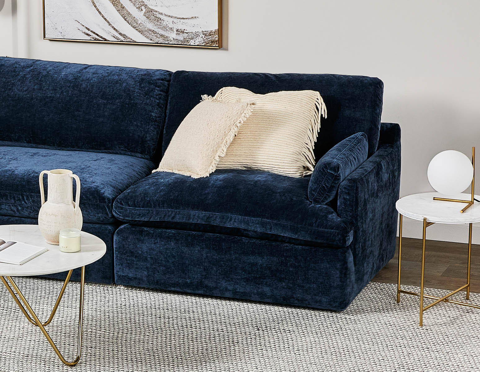 CHABLIS modular sofa right arm customize to fit your space undefined