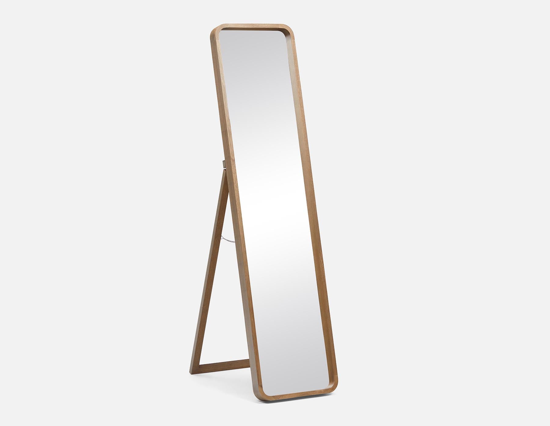 KYUSHA standing floor mirror with paulownia wood frame 36 cm x 147 cm undefined