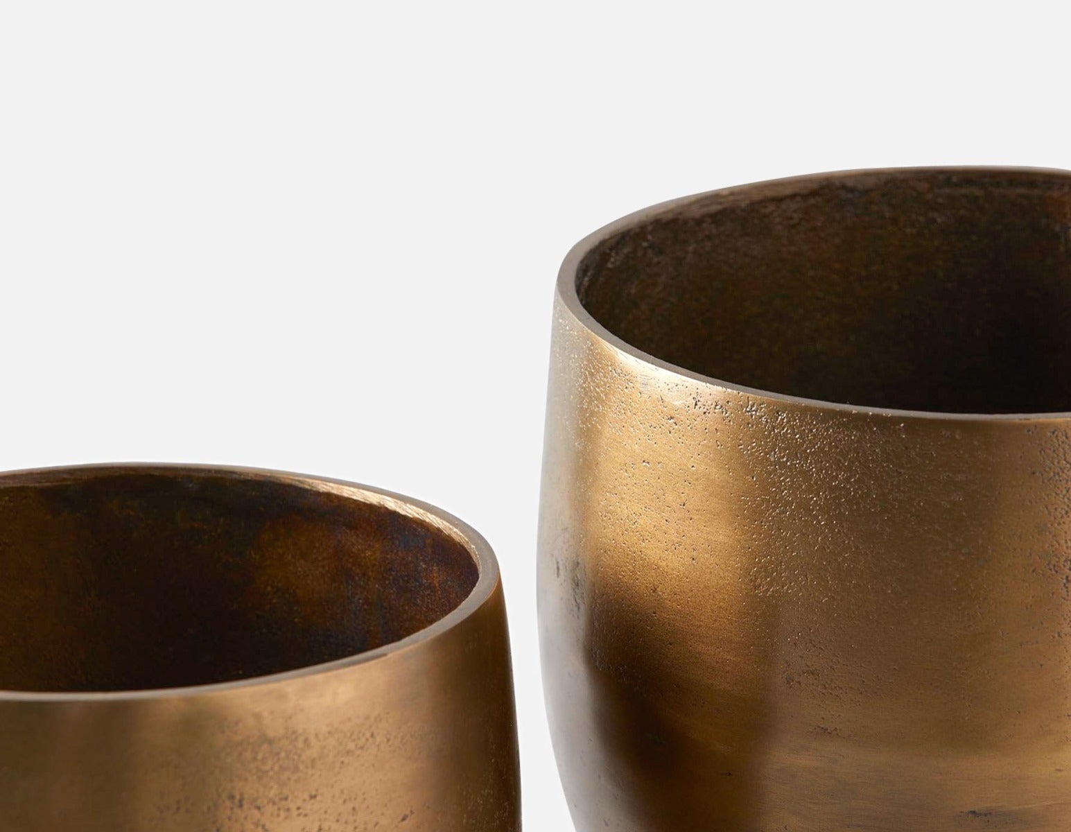 LAWRENCE ensemble de 2 cache-pots en aluminium undefined