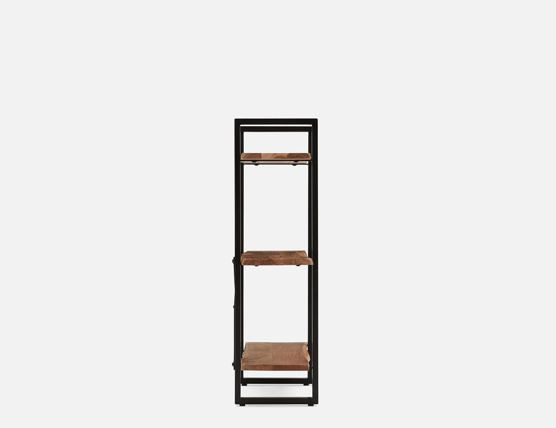RENO acacia wood 3-tier bookcase undefined