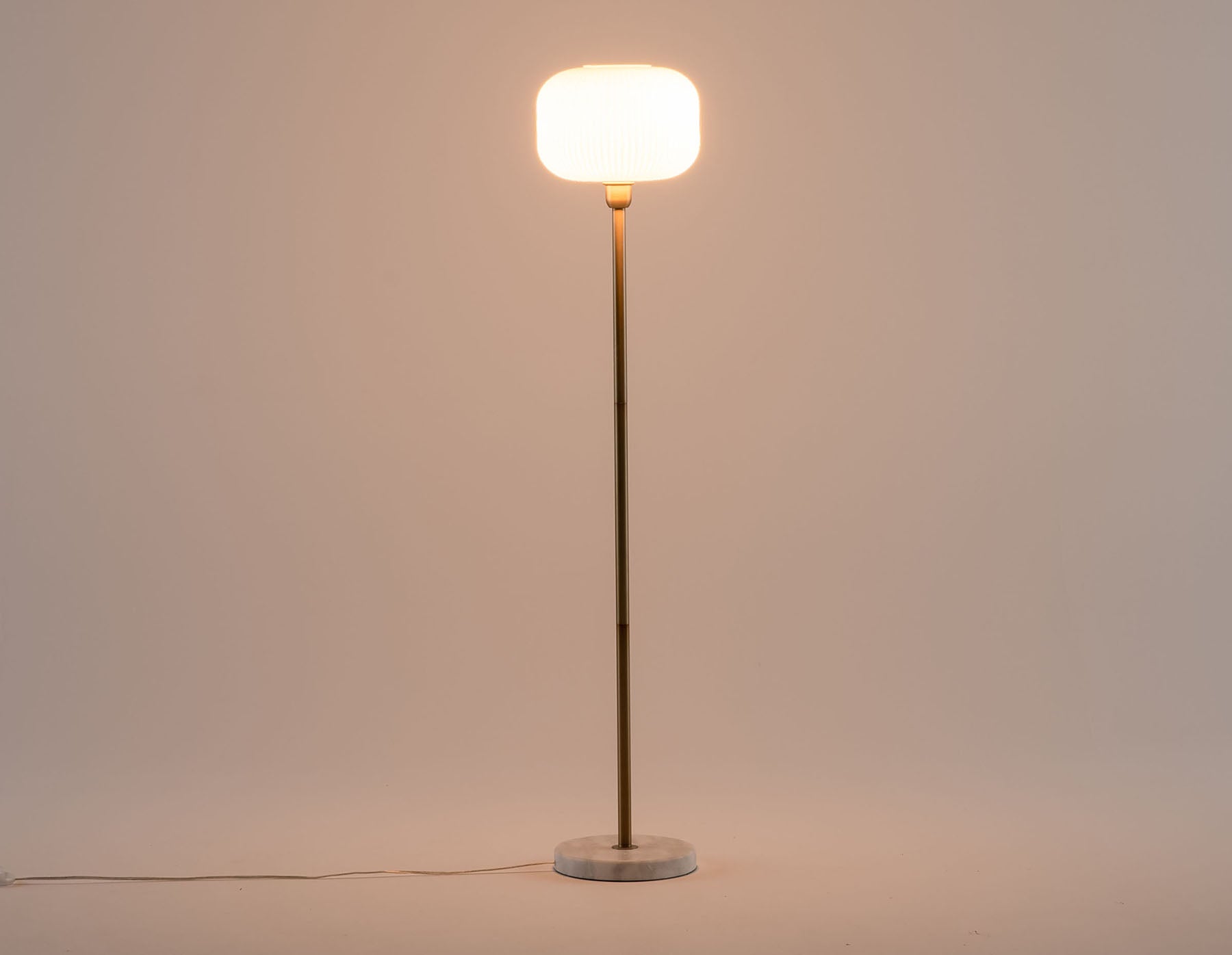 ILIANA floor lamp with marble base 150 cm height undefined