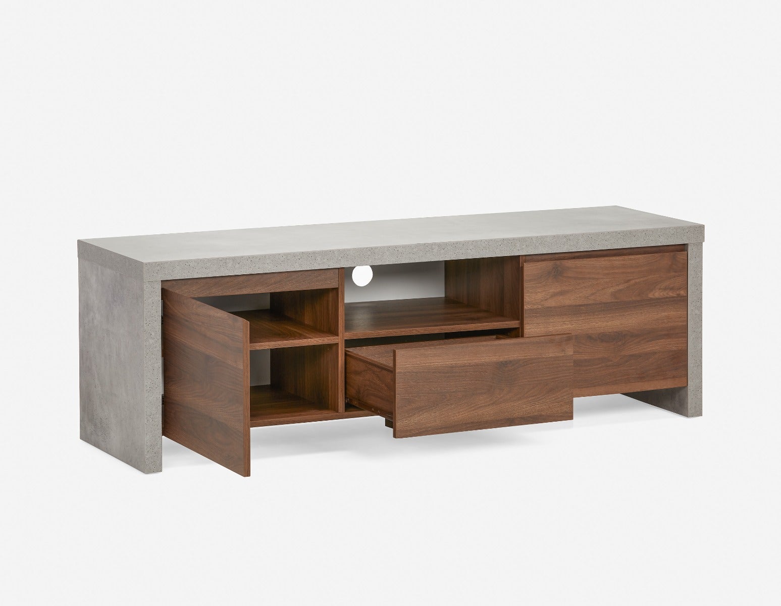 LIAM industrial chic media unit 157 cm undefined