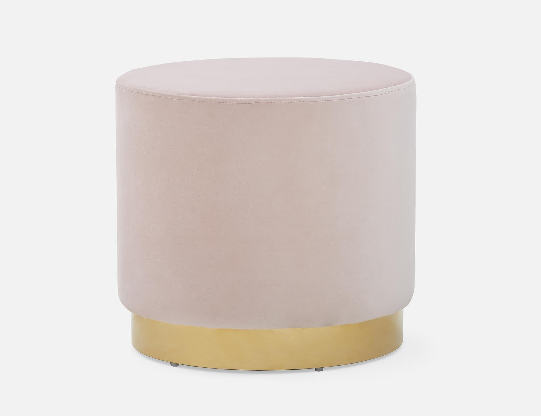 KEIRA velvet ottoman undefined