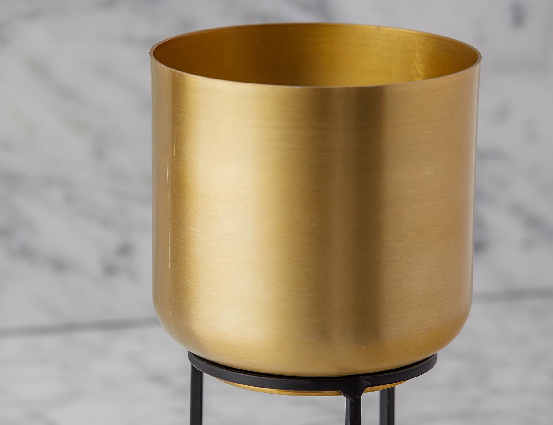 GOLDIO planter with stand 25 cm undefined