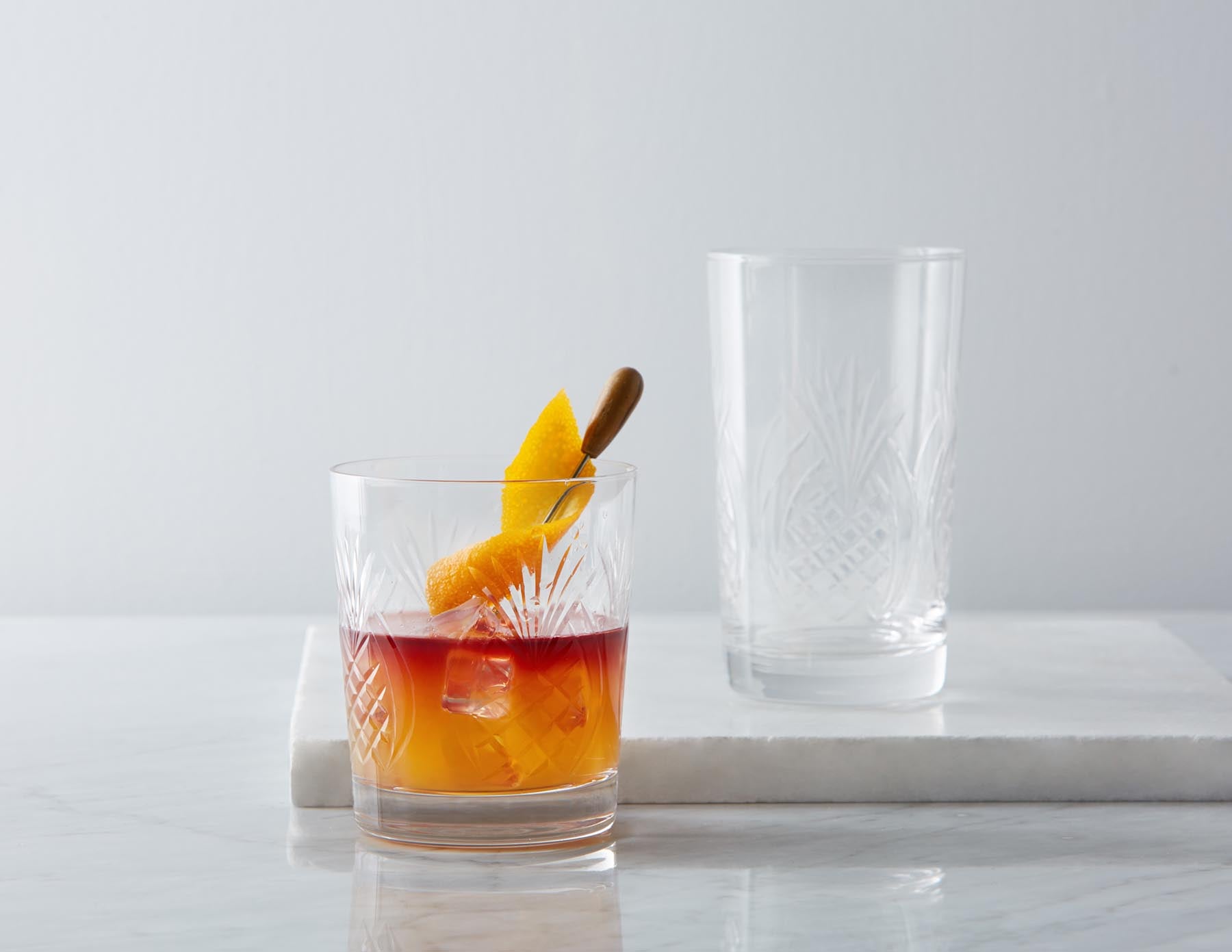 TROPICAL set of 4 highball glasses undefined