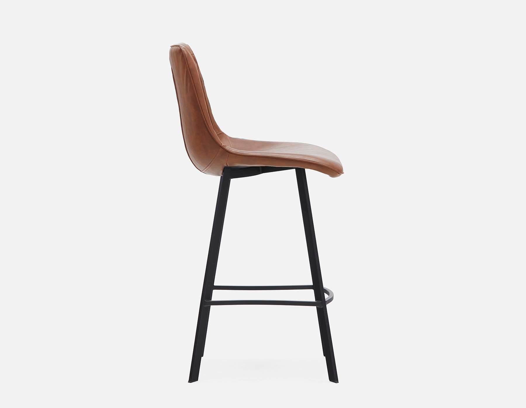 MALI tabouret de bar moderne avec dossier 76 cm undefined