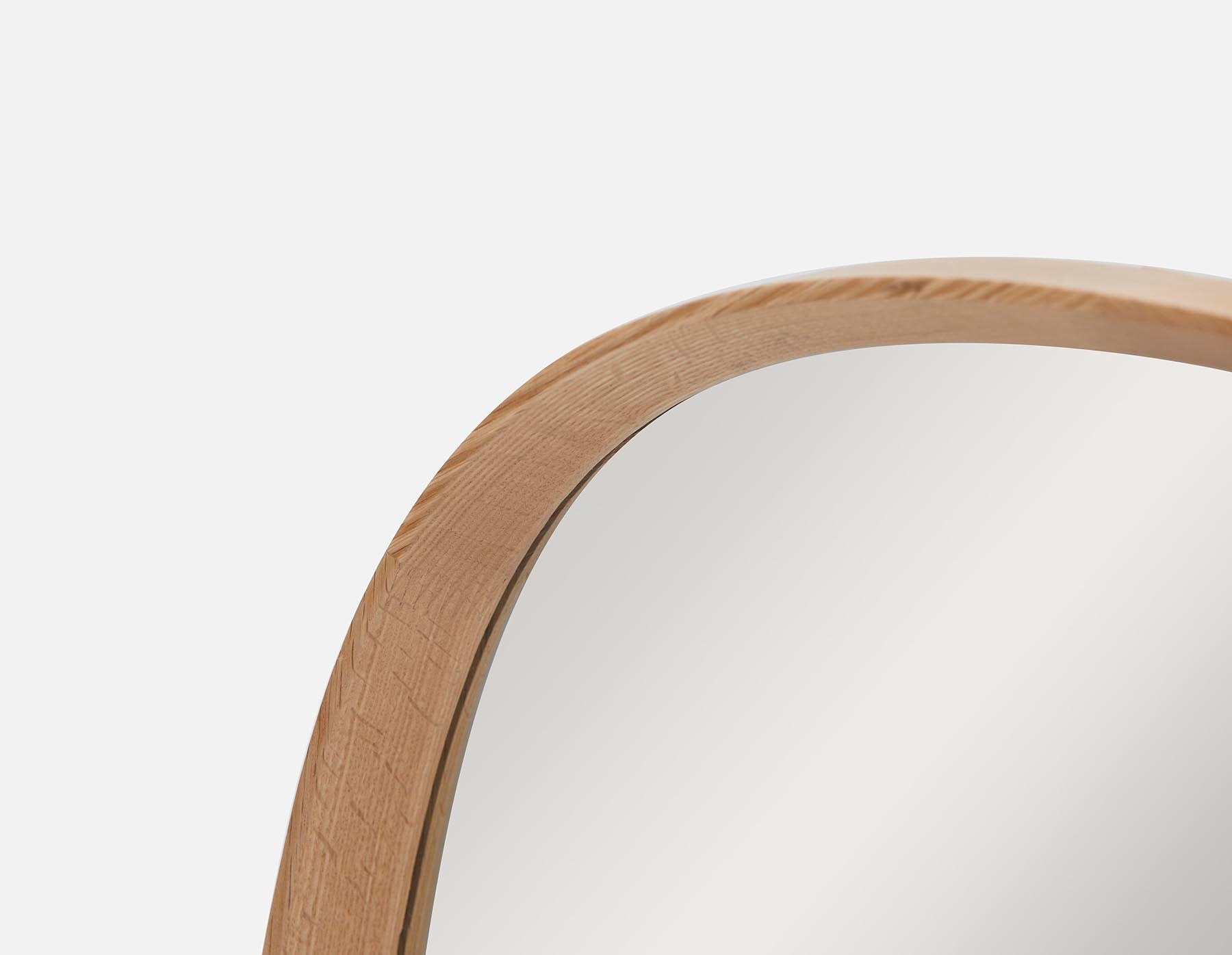 DONTE oak framed mirror 45 cm x 115 cm undefined