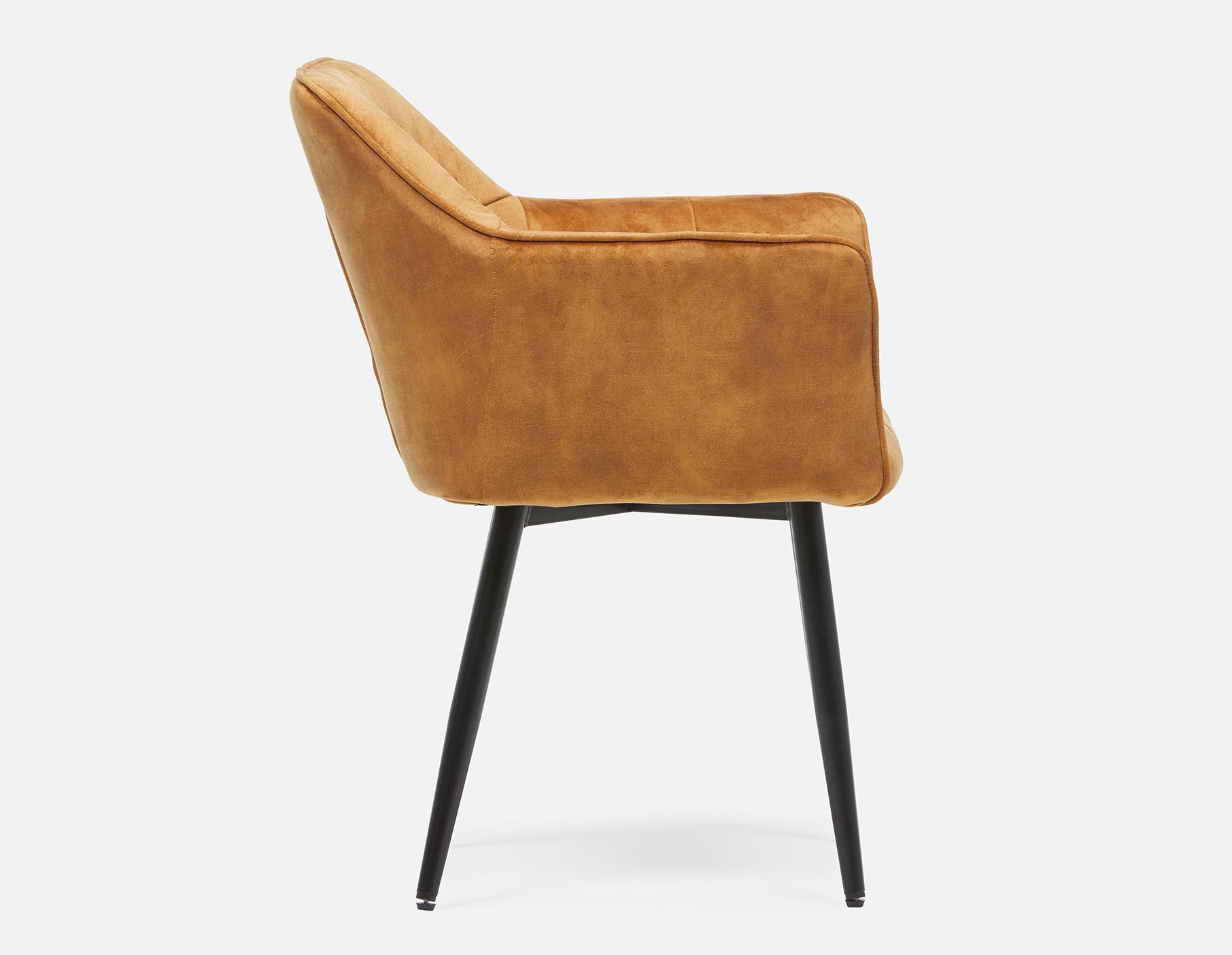 OCTAVE velvet dining armchair undefined