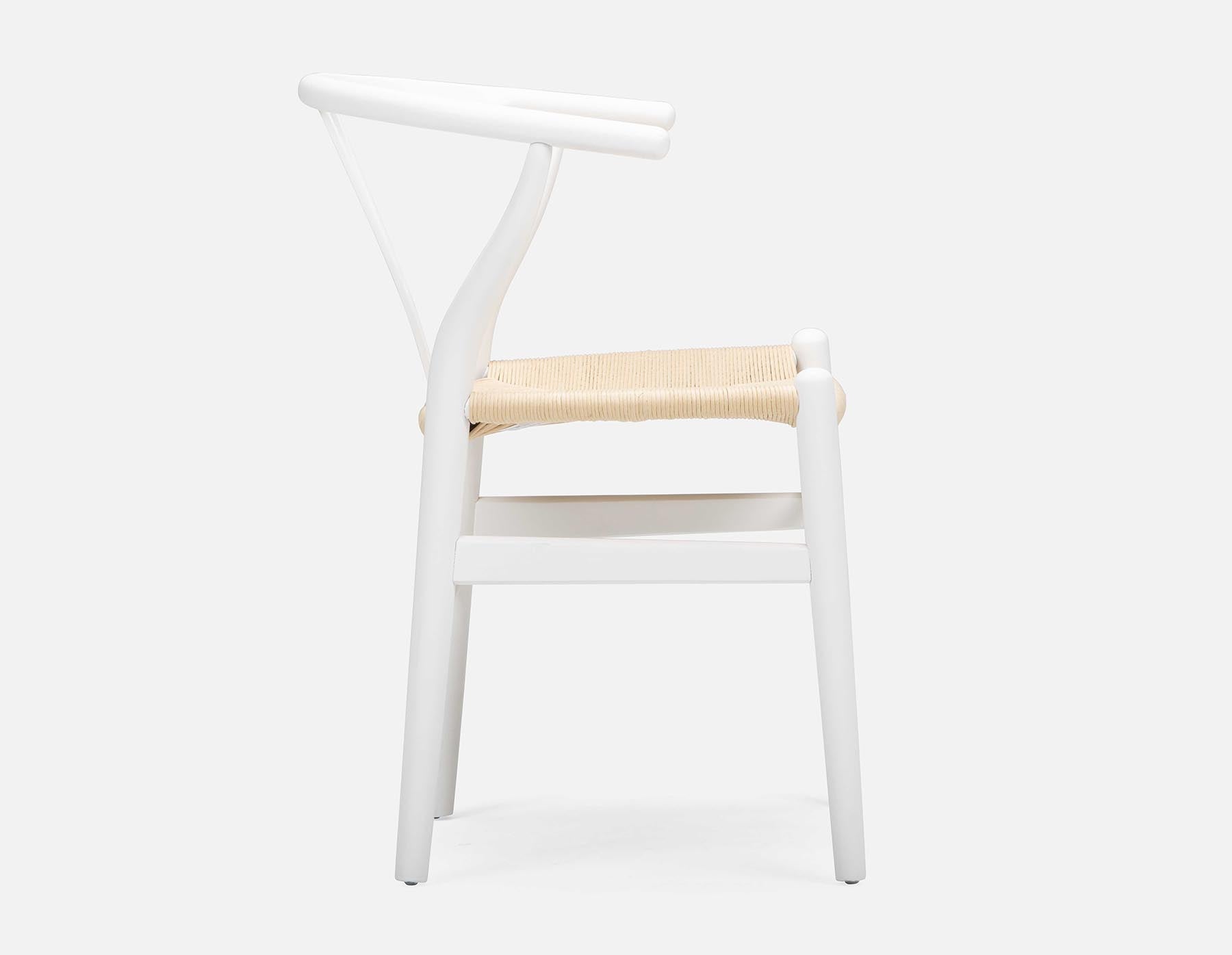 DENMARK chaise de salle à manger en bois d'hêtre et en corde tissée undefined