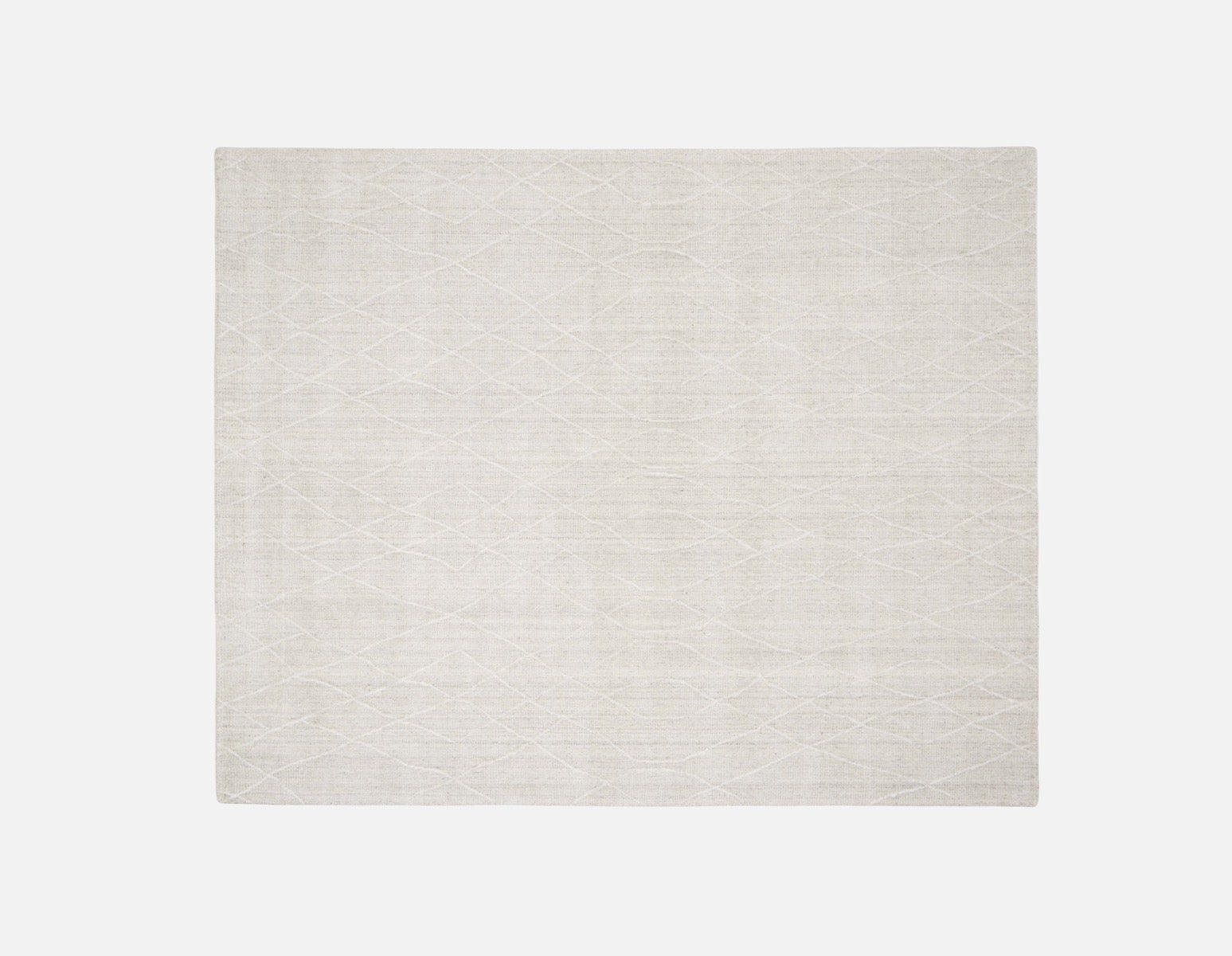 AJAY hand-loomed wool and viscose rug  8'x10' undefined