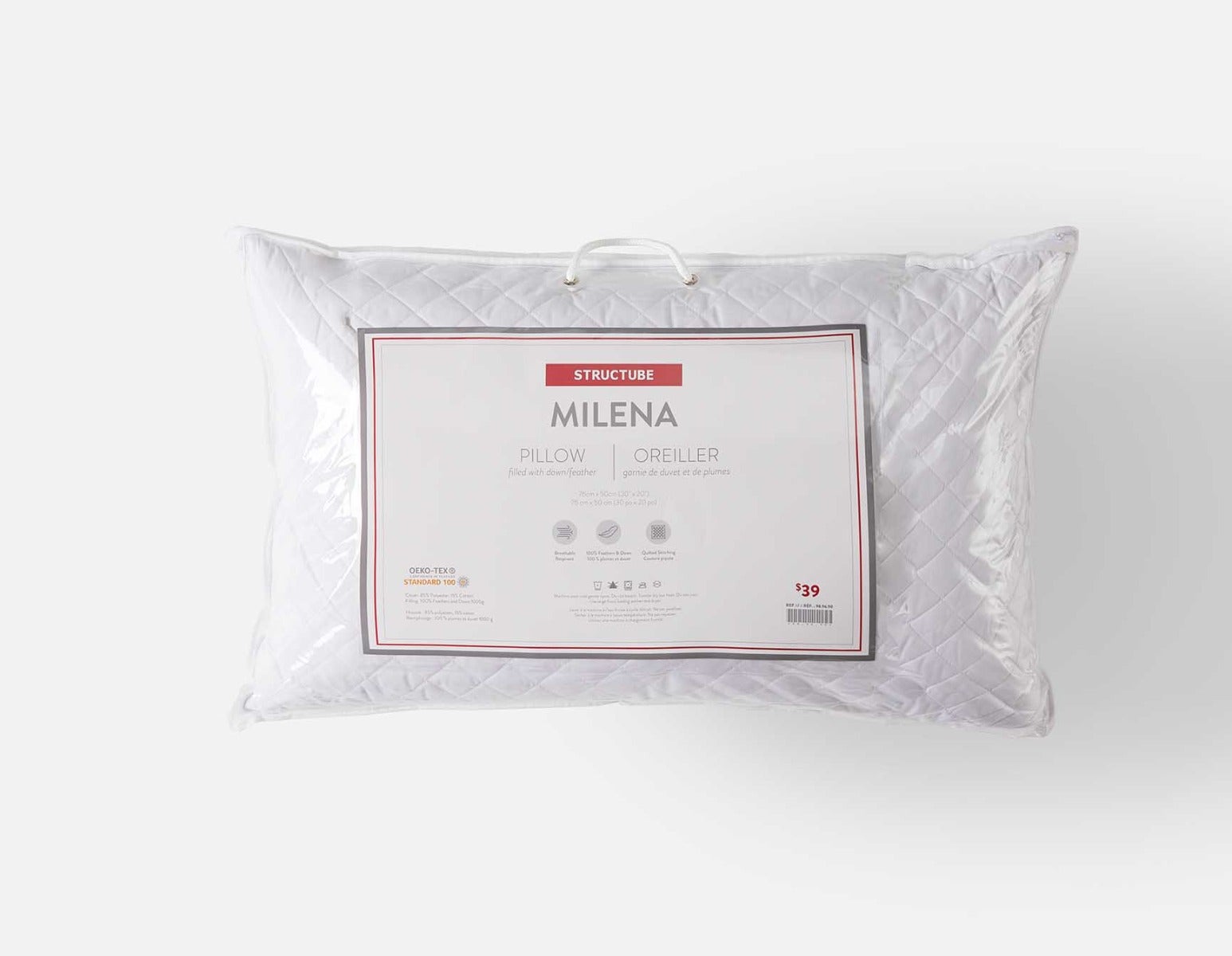 MILENA pillow 76 cm x 50 cm undefined