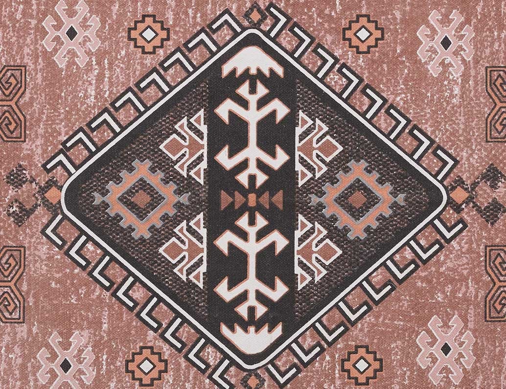 ZIBBA woven cotton rug 122 cm x 183 cm undefined