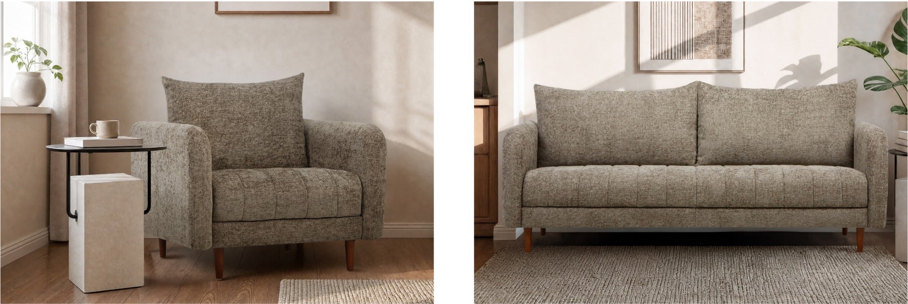 WILLOW sofa and armchair