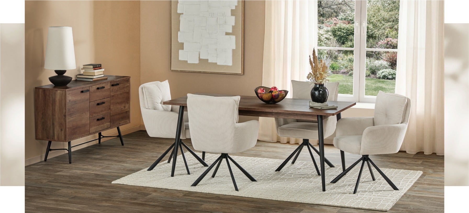 NELSON table à dîner 180 cm