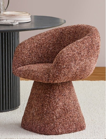 ORAN swivel dining armchair