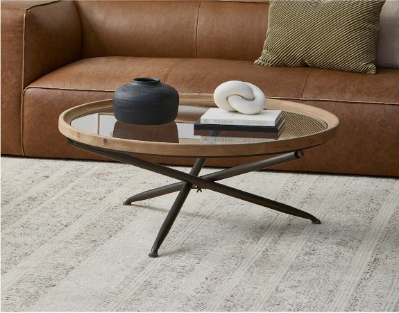 KAY fir wood coffee table