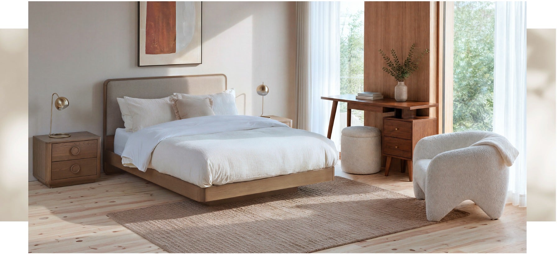NOEMI queen size bed