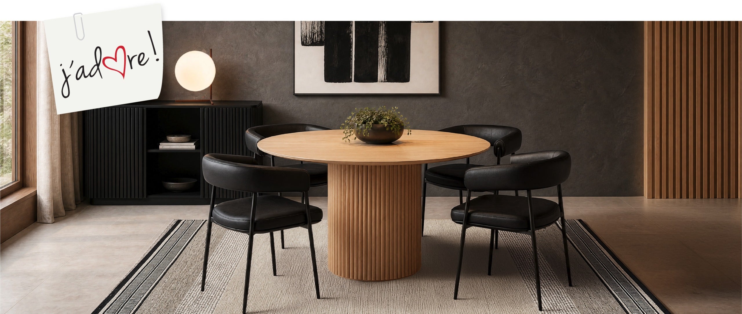 RHODES table ronde 135 cm