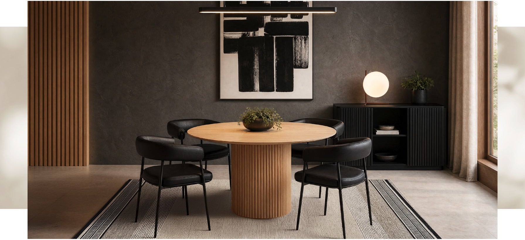 RHODES table ronde 135 cm