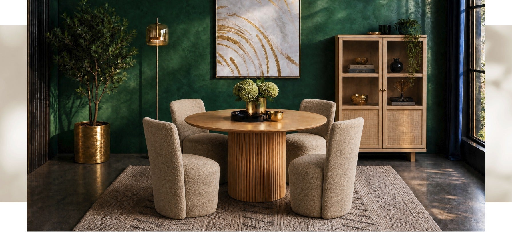 RHODES table ronde 135 cm