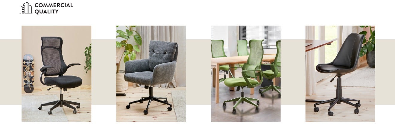 KATIE, TIM, SHIREL and DUARTE office chairs