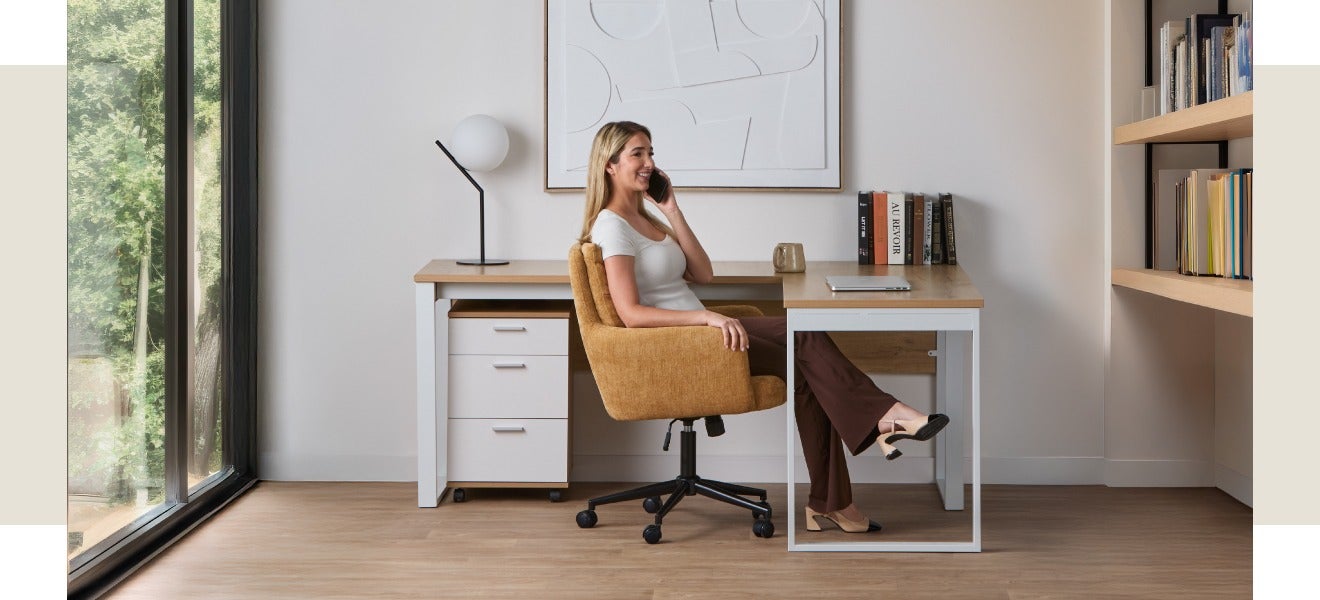 MICK reversible L-shaped desk