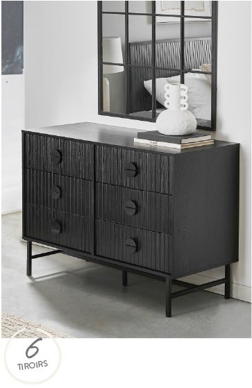 MONTANA commode 6 tiroirs