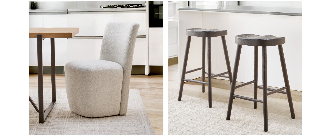 WALTER dining chair - BRIE counter stool