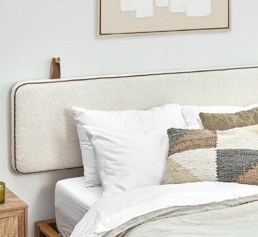 NINA queen size suspended headboard