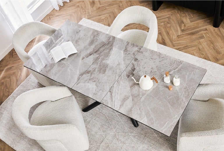 TUVA extendable dining table 160 to 200 cm