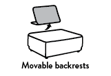 Movable backrests