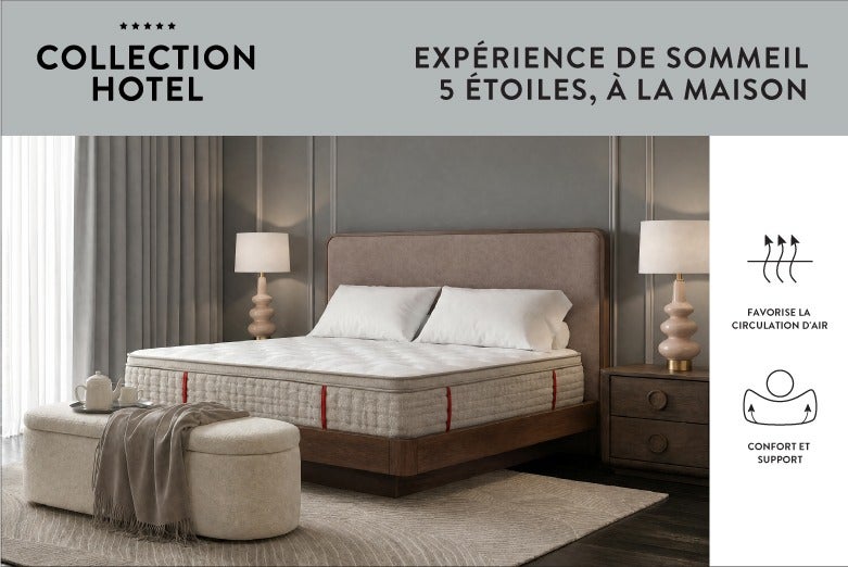 Collection Hôtel - Expérience de sommeil 5 étoiles, à la maison.