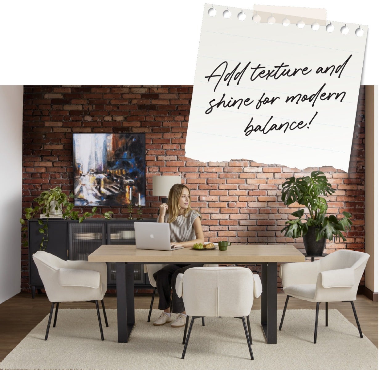 KIERA dining table 180 cm