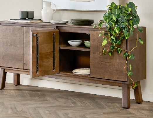 THESSALIA buffet en bois de manguier massif