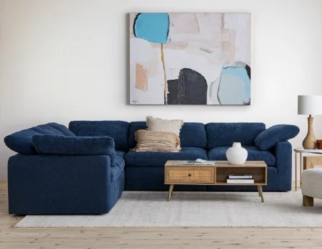 HELIO - contemporary modular sectional sofa - Midnight