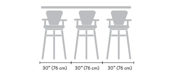 TABOURETS AVEC ACCOUDOIRS